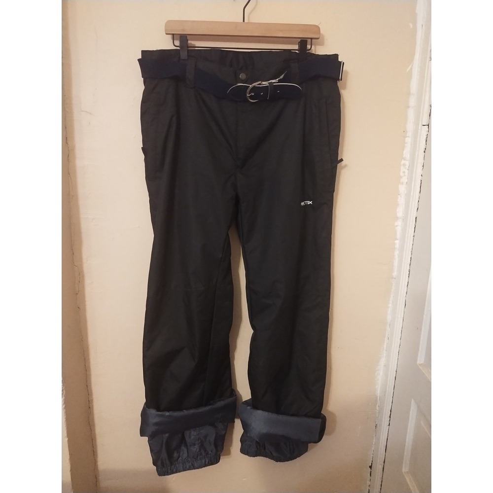 Arctix Snow Pants Mens Large Black Excellent Insulated Ski Snowboard Regular Fit